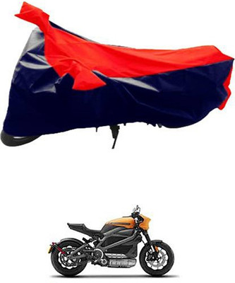 Autogard Two Wheeler Cover for Harley Davidson(Red, Black)