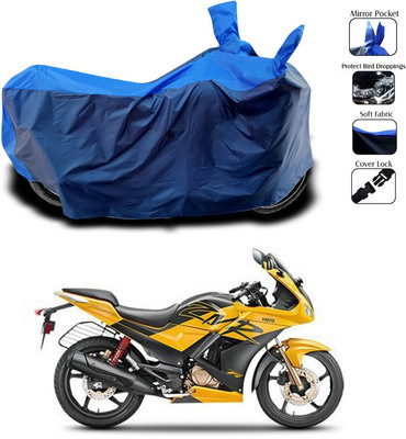 SEBONGO Waterproof Two Wheeler Cover for Hero(Karizma ZMR, Blue)