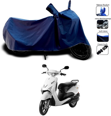 ANTHUB Two Wheeler Cover for Indus(Blue)