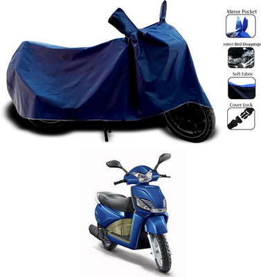 ANTHUB Two Wheeler Cover for Mahindra(Blue)