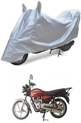 Blossom Trendz Two Wheeler Cover for Bajaj(Silver)
