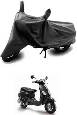 THE REAL ARV Waterproof Two Wheeler Cover for Universal For Bike(Vespa, Black)