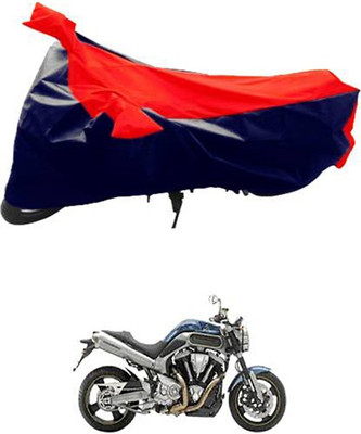MSR STORE Two Wheeler Cover for Yamaha(Red, Black)