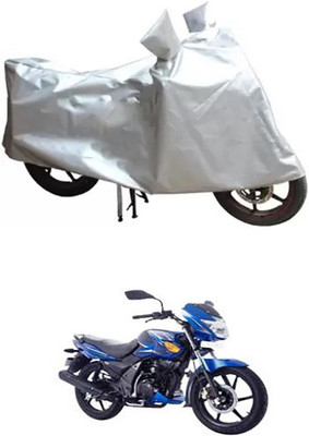 MSR STORE Two Wheeler Cover for TVS(Silver)
