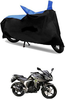 MSR STORE Two Wheeler Cover for Yamaha(Blue, Black)