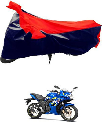 MSR STORE Two Wheeler Cover for Suzuki(Red, Black)