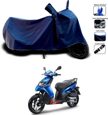 SEBONGO Waterproof Two Wheeler Cover for Aprilia(SR 125, Blue)
