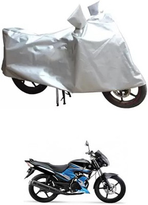 Autogard Two Wheeler Cover for Yamaha(SS 125, Silver)