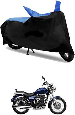 MSR STORE Two Wheeler Cover for Royal Enfield(Thunderbird 350, Blue, Black)