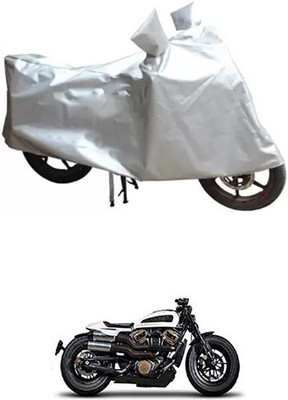 Autogard Two Wheeler Cover for Harley Davidson(Silver)