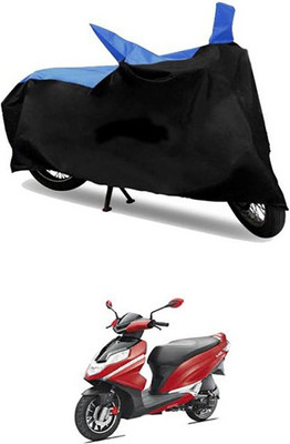 MSR STORE Two Wheeler Cover for Hero(Blue, Black)