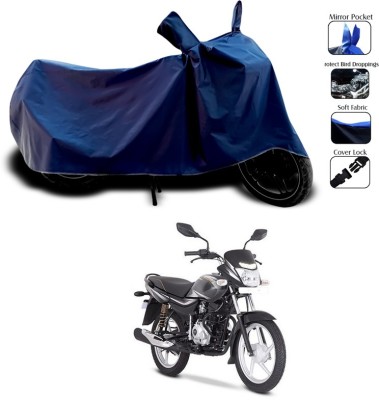 SEBOMGO Waterproof Two Wheeler Cover for Bajaj(Platina 100 DTS-i, Blue)