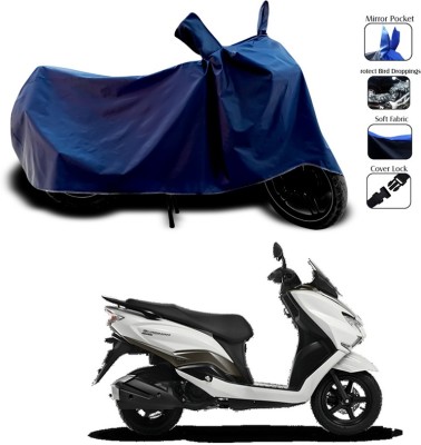 SEBONGO Waterproof Two Wheeler Cover for Suzuki(Burgman Street, Blue)