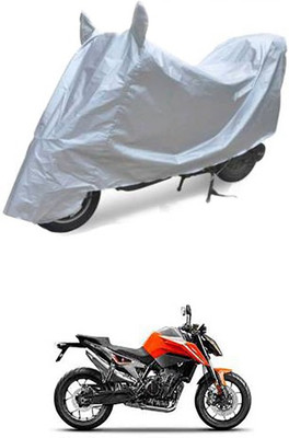 Blossom Trendz Two Wheeler Cover for KTM(Silver)