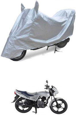 Blossom Trendz Two Wheeler Cover for LML(Freedom, Silver)