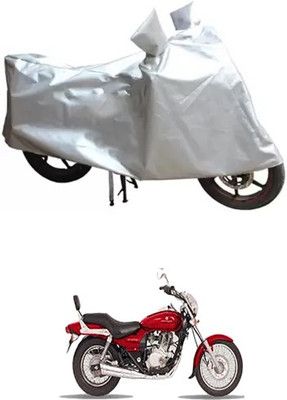 MSR STORE Two Wheeler Cover for Bajaj(Enticer, Silver)