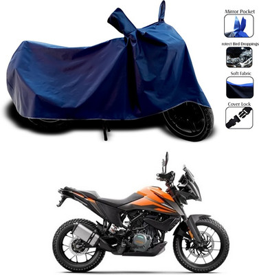 SEBONGO Waterproof Two Wheeler Cover for KTM(Duke 390, Blue)