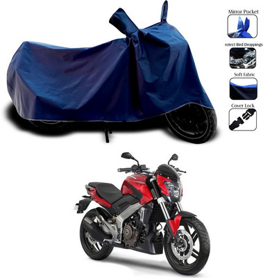 SEBONGO Two Wheeler Cover for Bajaj(Blue)