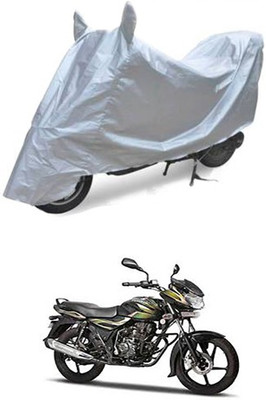 Blossom Trendz Two Wheeler Cover for Bajaj(Silver)
