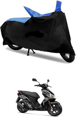 MSR STORE Two Wheeler Cover for Yamaha(Jog R, Blue, Black)