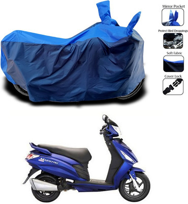 SEBONGO Two Wheeler Cover for Hero(Maestro Edge, Blue)
