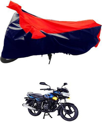 Autogard Two Wheeler Cover for Bajaj(Discover 125 DTS-i, Red, Black)