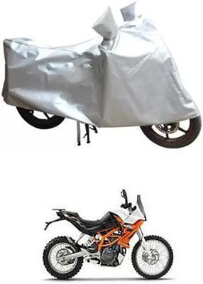 MSR STORE Two Wheeler Cover for KTM(Silver)