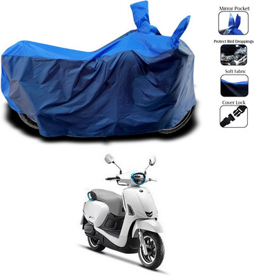 SEBONGO Two Wheeler Cover for 22Motors(Blue)