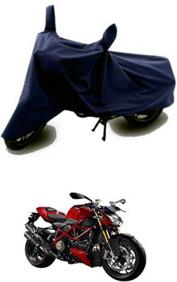 Blossom Trendz Two Wheeler Cover for Ducati(Blue)