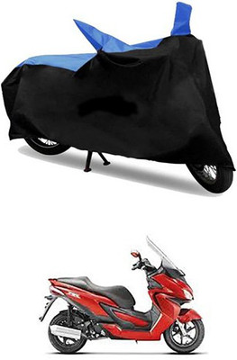MSR STORE Two Wheeler Cover for Hero(Blue, Black)