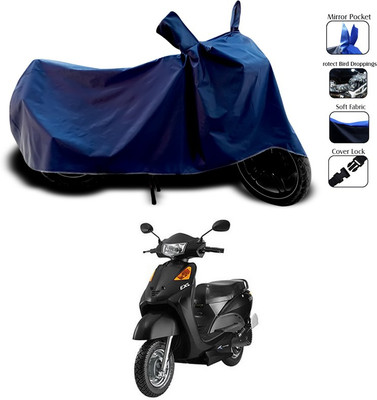 SEBONGO Waterproof Two Wheeler Cover for Indus(Yo EXL, Blue)