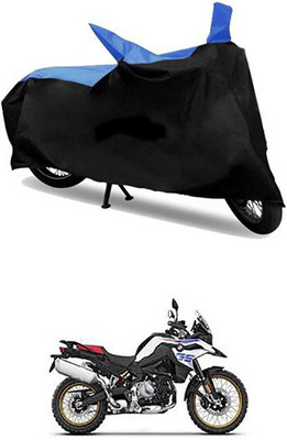 MSR STORE Two Wheeler Cover for BMW(Blue, Black)