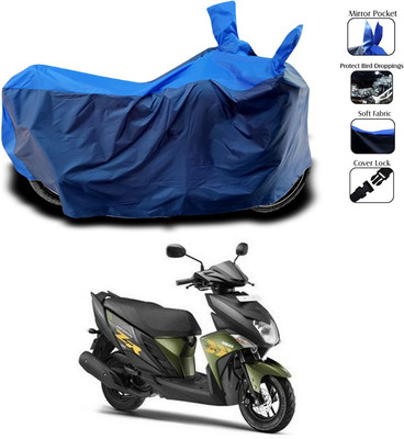 SEBONGO Two Wheeler Cover for Yamaha(Ray ZR, Blue)