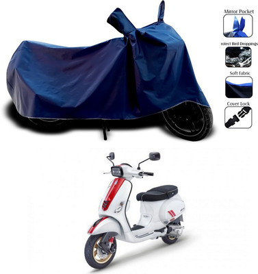 SEBONGO Waterproof Two Wheeler Cover for Vespa(Vespa, Blue)