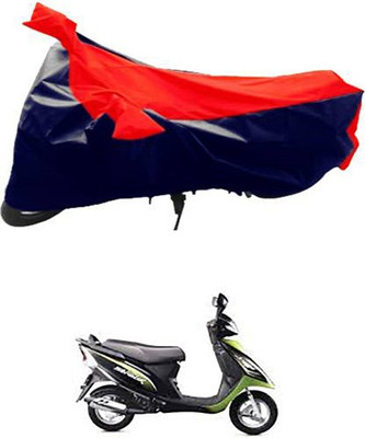 Autogard Two Wheeler Cover for TVS(Scooty Streak, Red, Black)