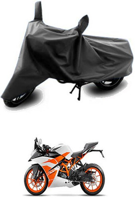 Blossom Trendz Two Wheeler Cover for KTM(Black)