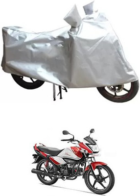 MSR STORE Two Wheeler Cover for Hero(Splendor I Smart, Silver)