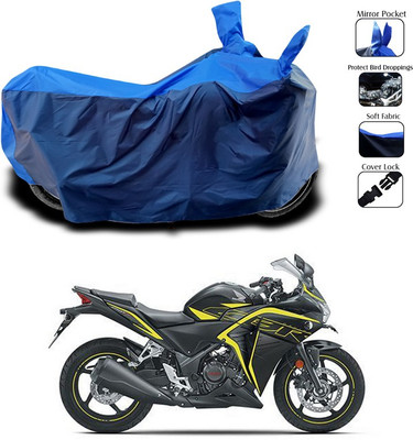 ANTHUB Two Wheeler Cover for Honda(Blue)