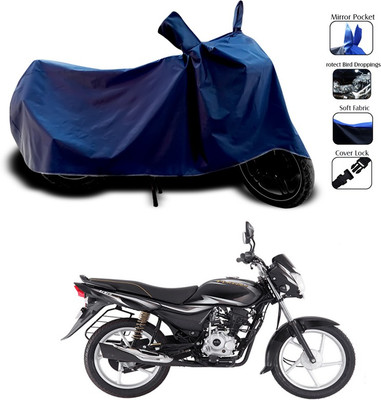 SEBONGO Two Wheeler Cover for Bajaj(Blue)