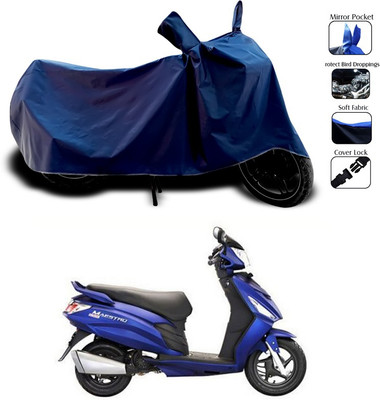 SEBONGO Waterproof Two Wheeler Cover for Hero(Maestro Edge, Blue)