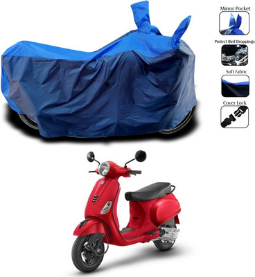 ANTHUB Two Wheeler Cover for Vespa(Blue)