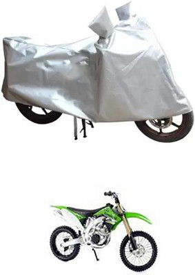 MSR STORE Two Wheeler Cover for Kawasaki(Silver)