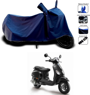 SEBONGO Waterproof Two Wheeler Cover for Piaggio(Blue)