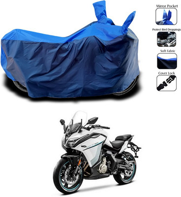 ANTHUB Two Wheeler Cover for Universal For Bike(Blue)