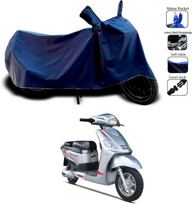 AUTOCAD Waterproof Two Wheeler Cover for Hero(Electric NYX e5, Blue)