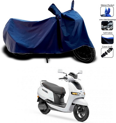 ANTHUB Two Wheeler Cover for TVS(Blue)