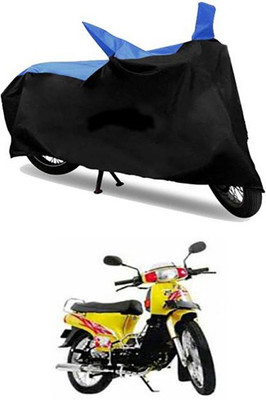 MSR STORE Two Wheeler Cover for Kinetic(Blue, Black)