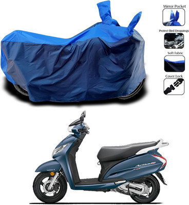 ANTHUB Two Wheeler Cover for Honda(Blue)