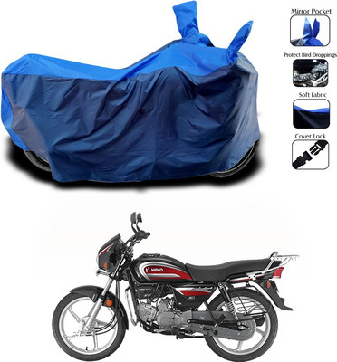 Mdstar Two Wheeler Cover for Hero(Splendor Plus, Blue)