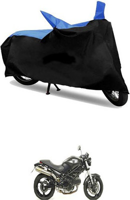 Autogard Two Wheeler Cover for Ducati(Blue, Black)